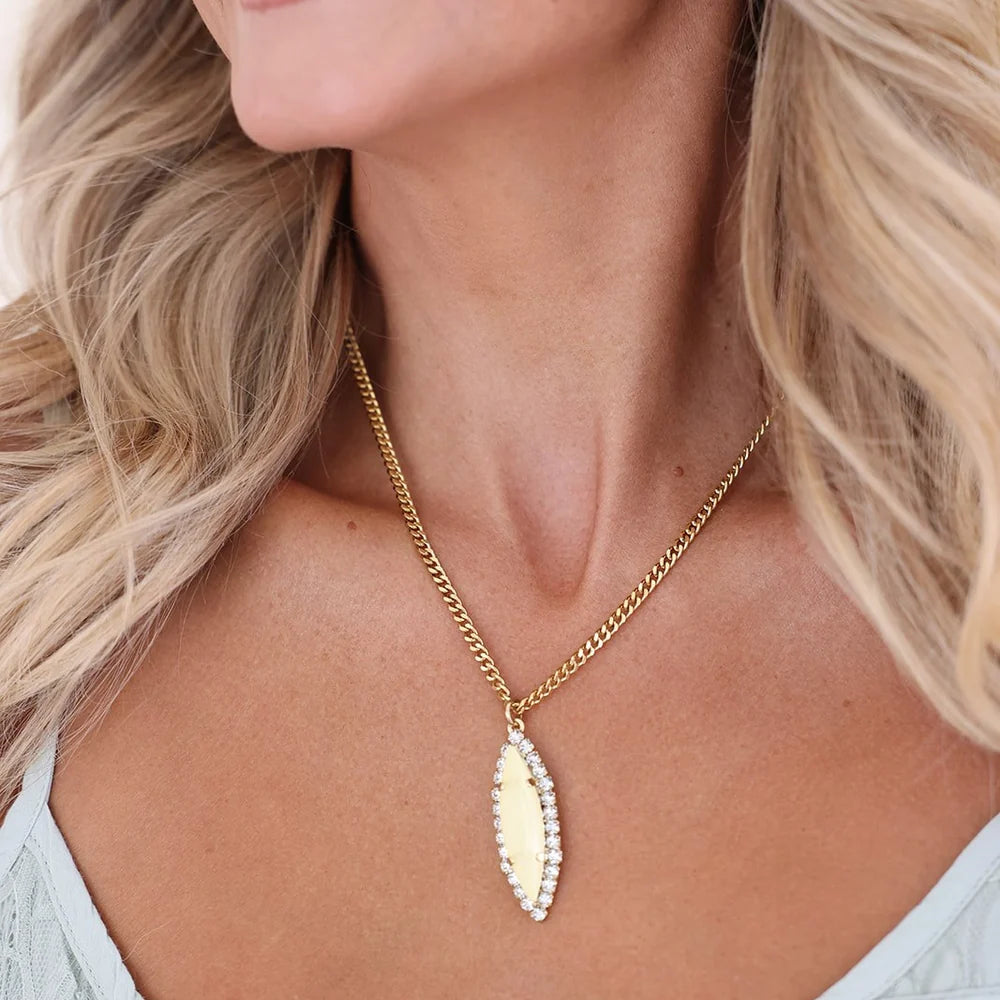 TOVA Alyssa Necklace Fairy Dust Lemon