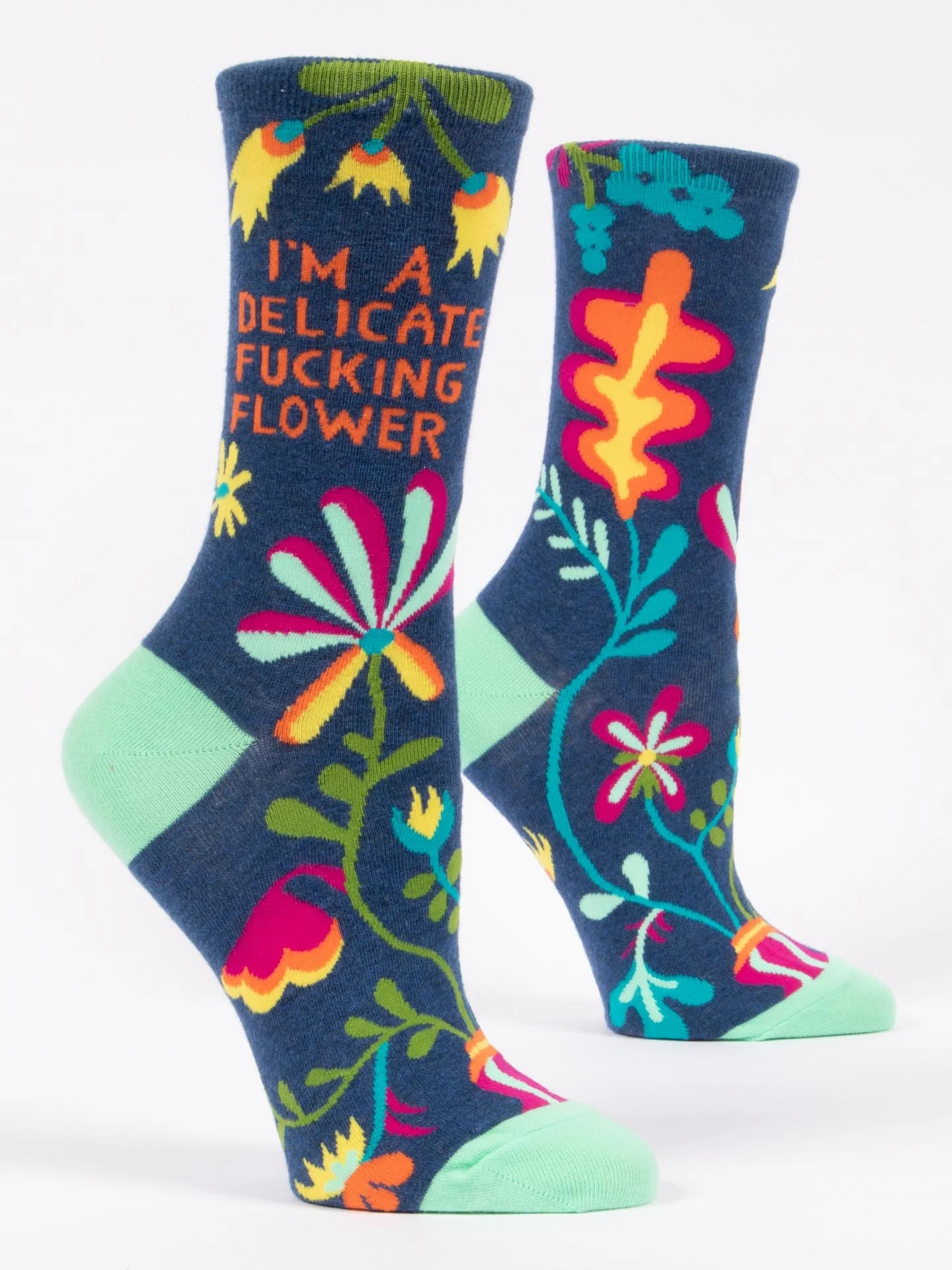 I'm A Delicate F*%!ng Flower Crew Socks