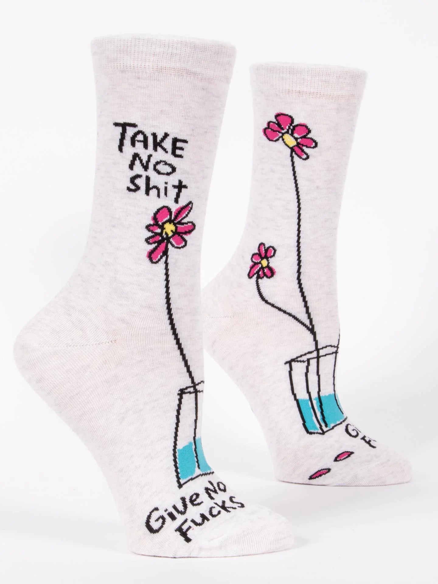 Living Royal Take No Shit Give No F**ks Crew Socks