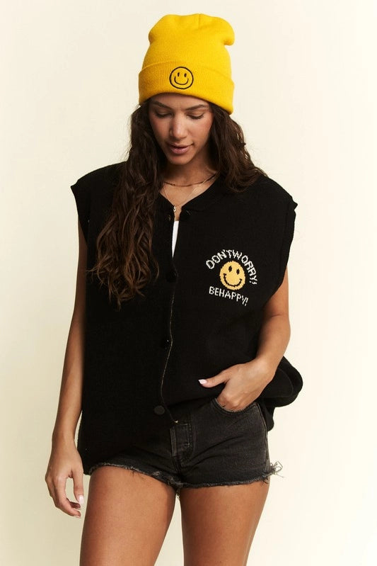 Jade by Jane Happy Smile Sweater Vest