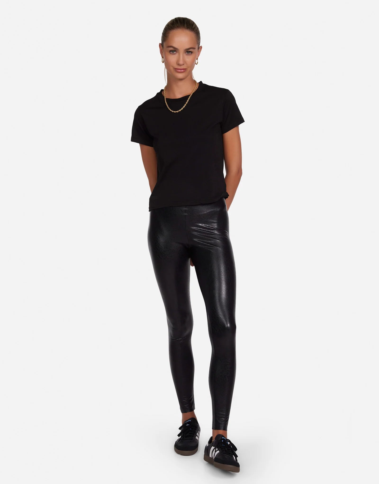Michael Lauren Darth Perfect Fitted Tee - Black
