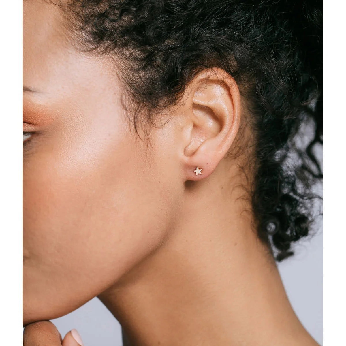 Kris Nations Star Stud Earrings 18K Gold Vermeil