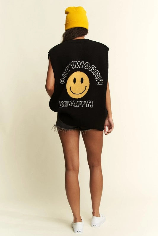 Jade by Jane Happy Smile Sweater Vest