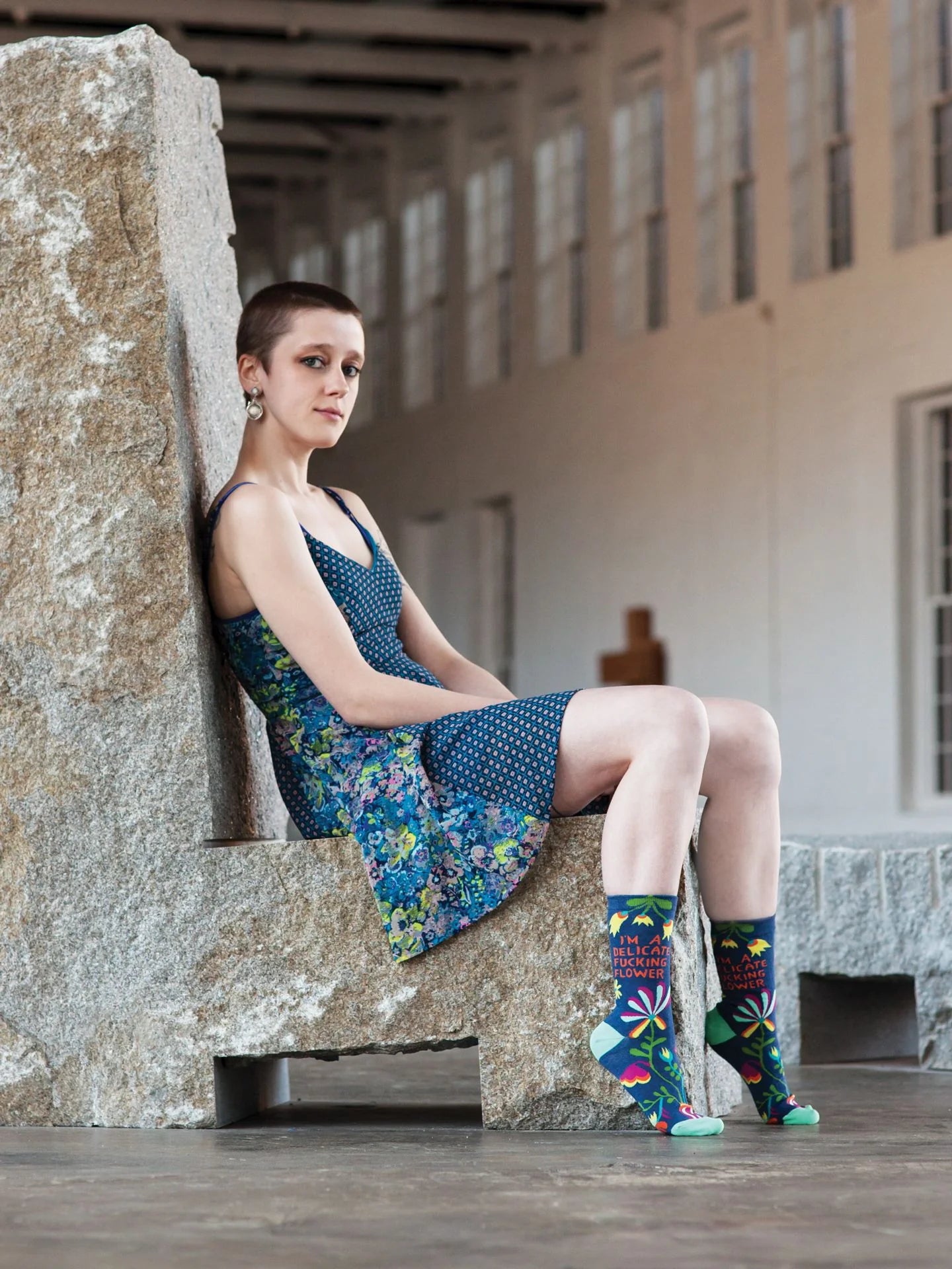 I'm A Delicate F*%!ng Flower Crew Socks