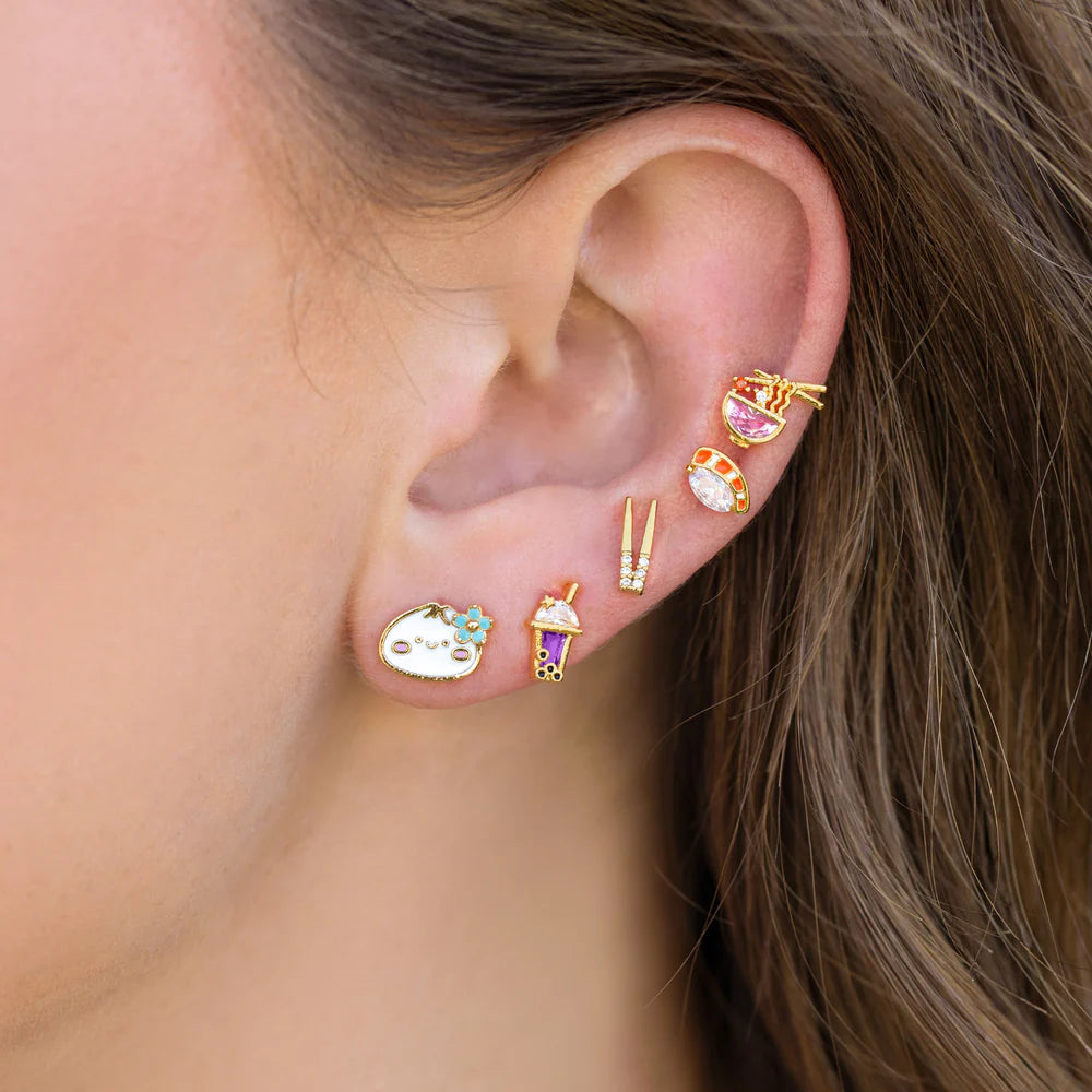 Girls Crew Ramen Studs