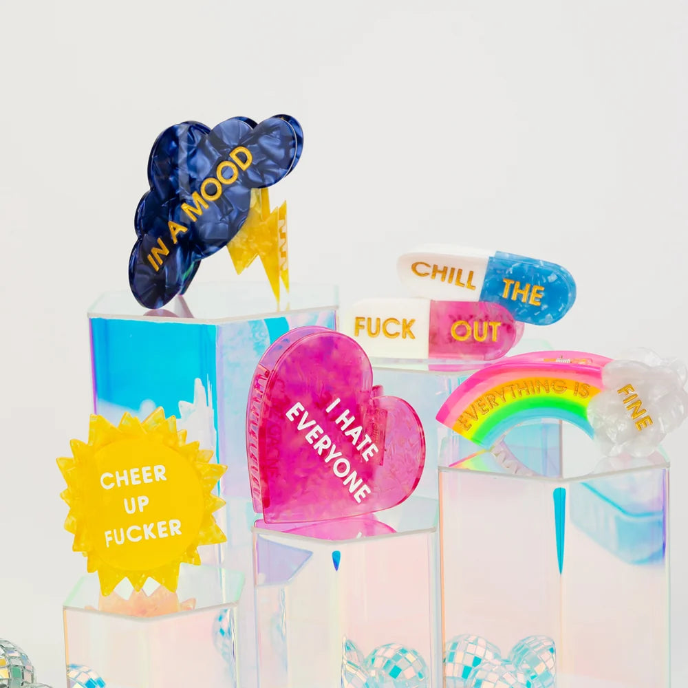 CHILL THE F*CK OUT - Chill Pill Claw Hair Clip