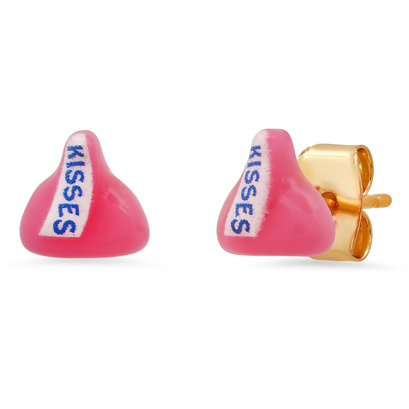 TAI Candy Kiss Pink Enamel Earrings