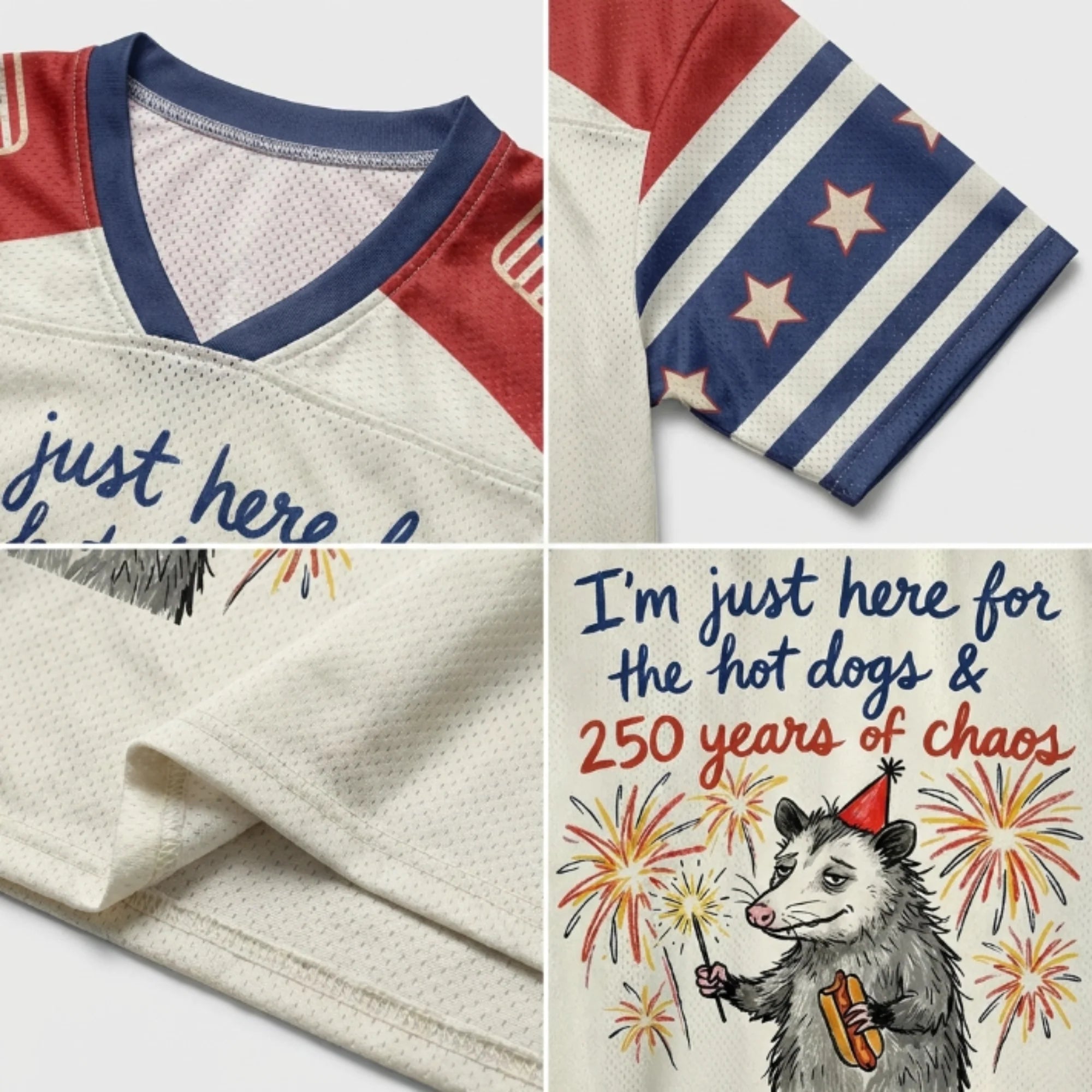 Here For The Hot Dogs Possum Jersey PREORDER
