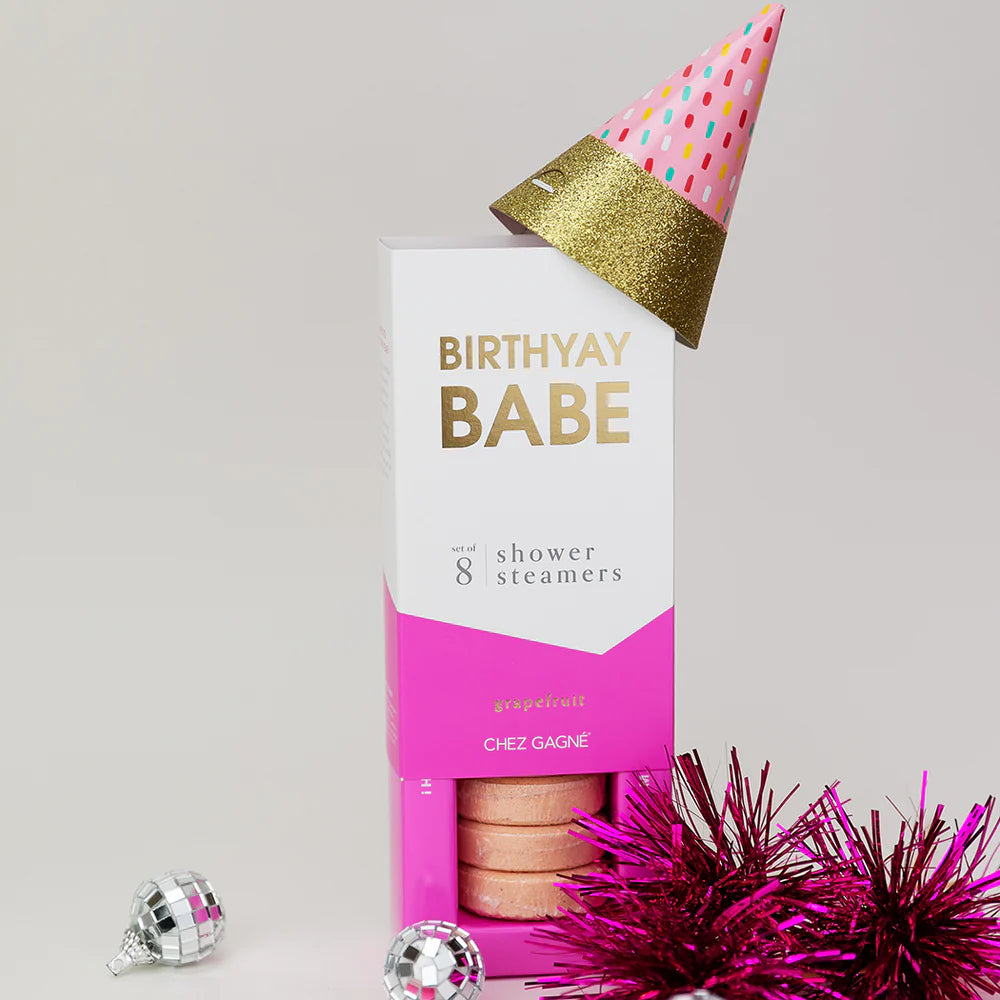 BIRTHDAY BABE Shower Steamer Set Grapefruit
