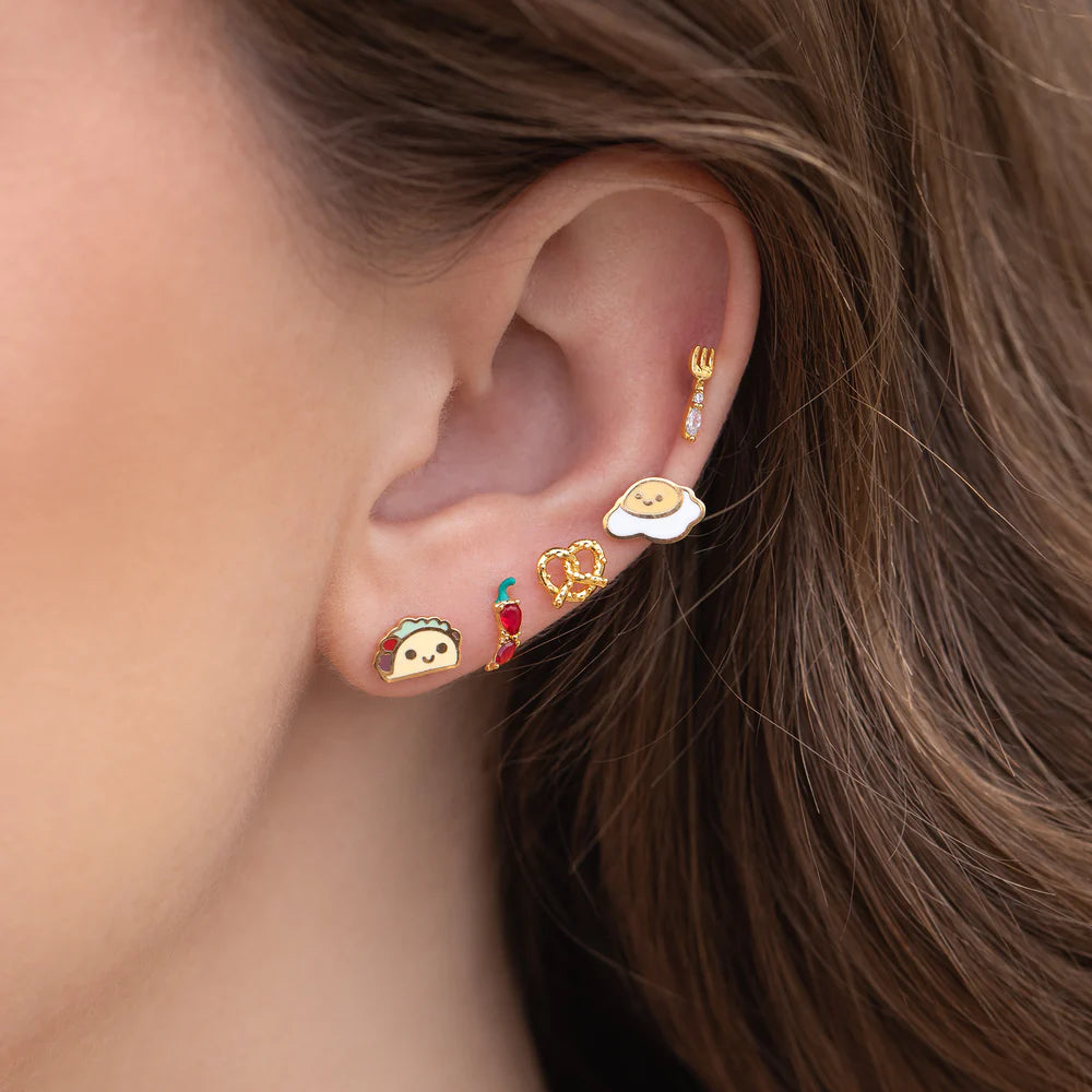 Girls Crew Knot Your Average Pretzel Studs
