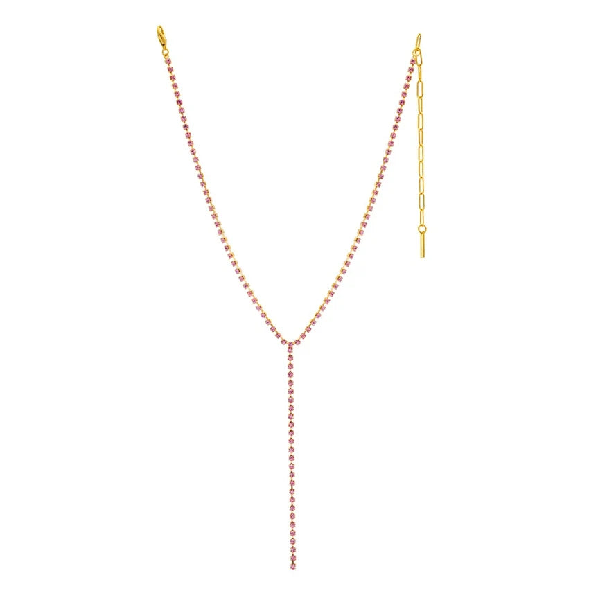 TOVA Kassandra Necklace in Candy Crush Pink