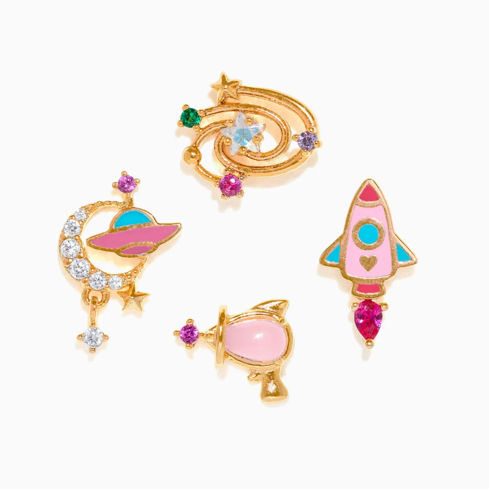 Girls Crew UFO Stud Set