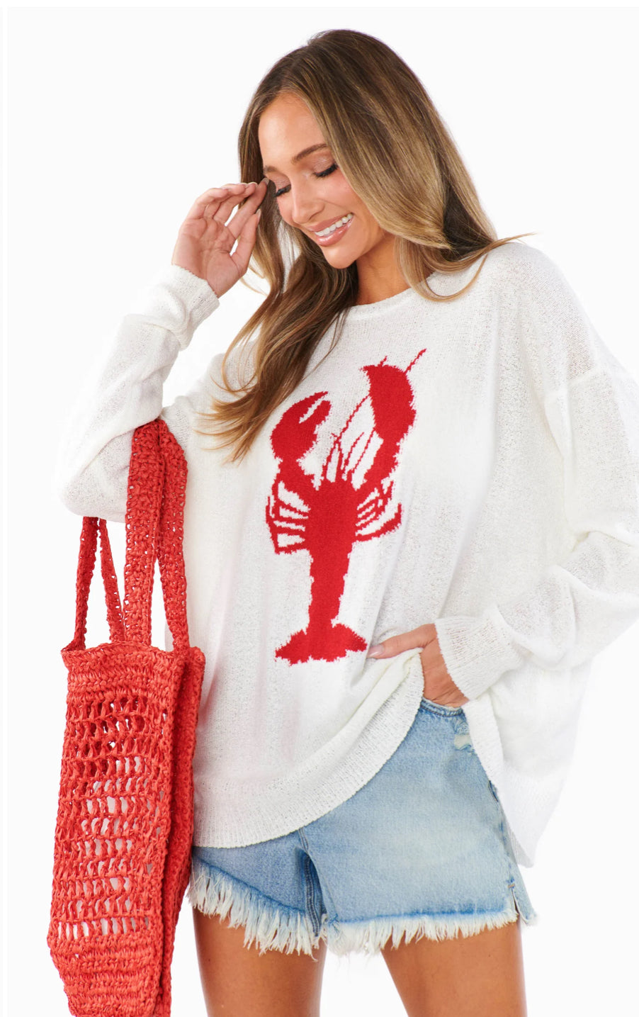 Show Me Your Mumu Woodsy Sweater Lobster Knit*MAY PRE-ORDER*