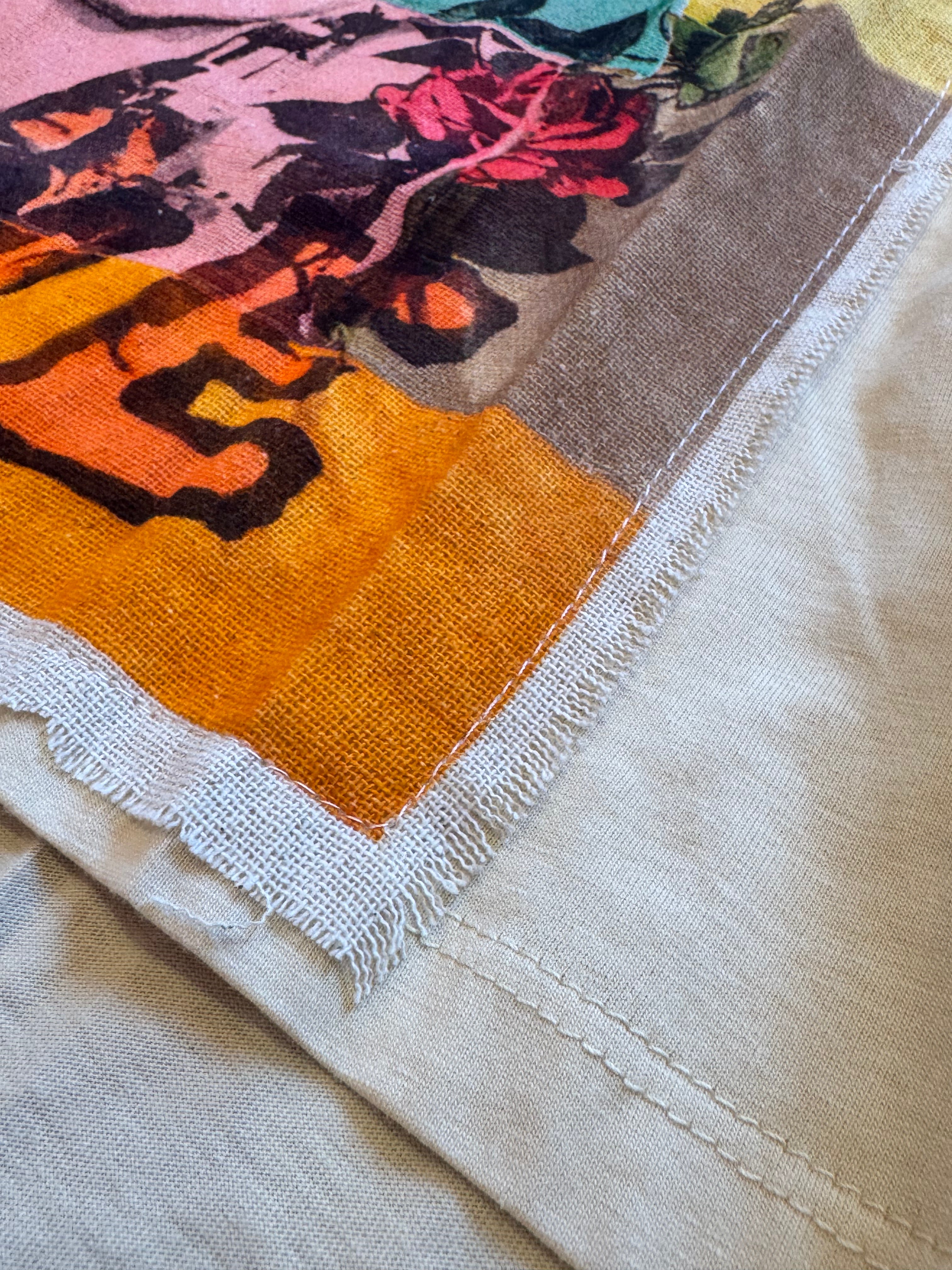 Frida Patchwork Hi-Lo Tee