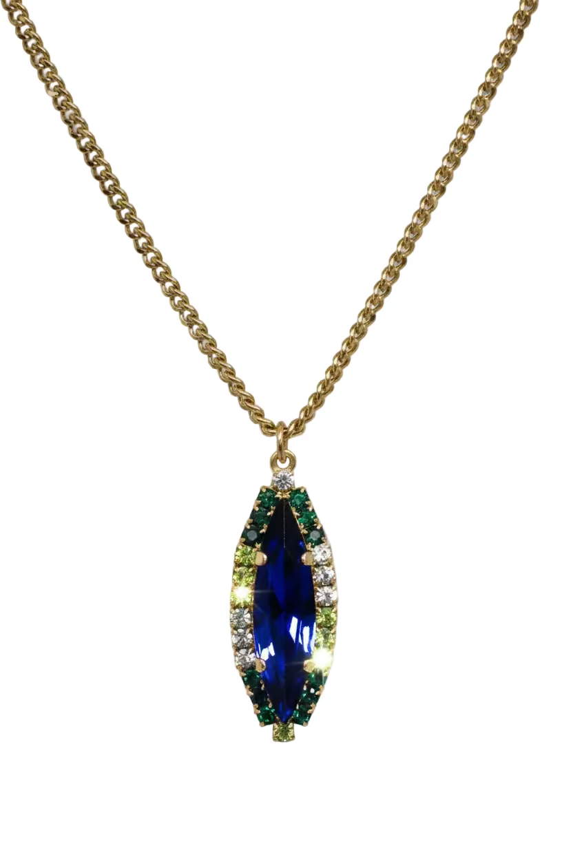 TOVA Alyssa Necklace Dark Indigo