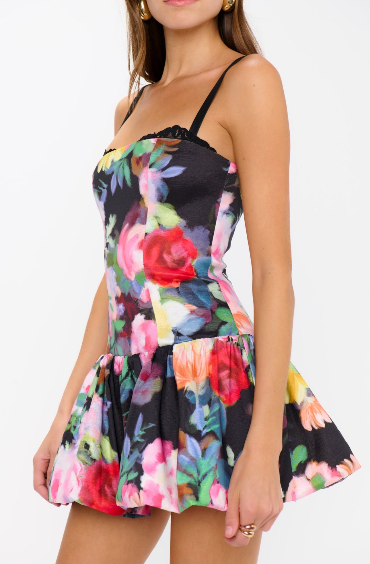 Show Me Your Mumu Tiffany Skort Dress Moonlit Garden Gala Taffeta
