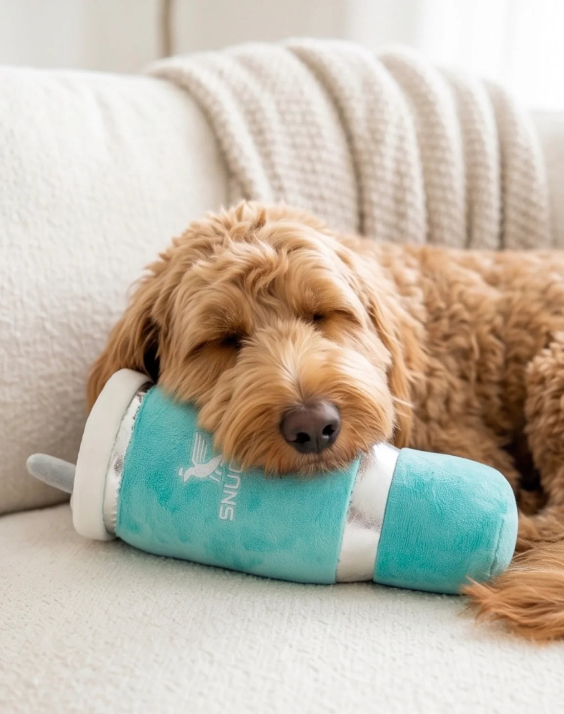 Snuggly Cup Plush Toy - Teal