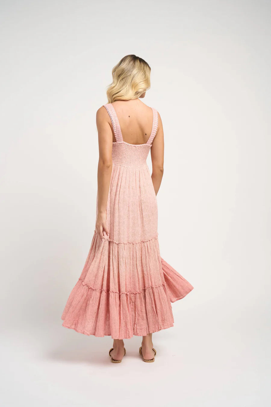 Guadalupe Pink Lotus Dress