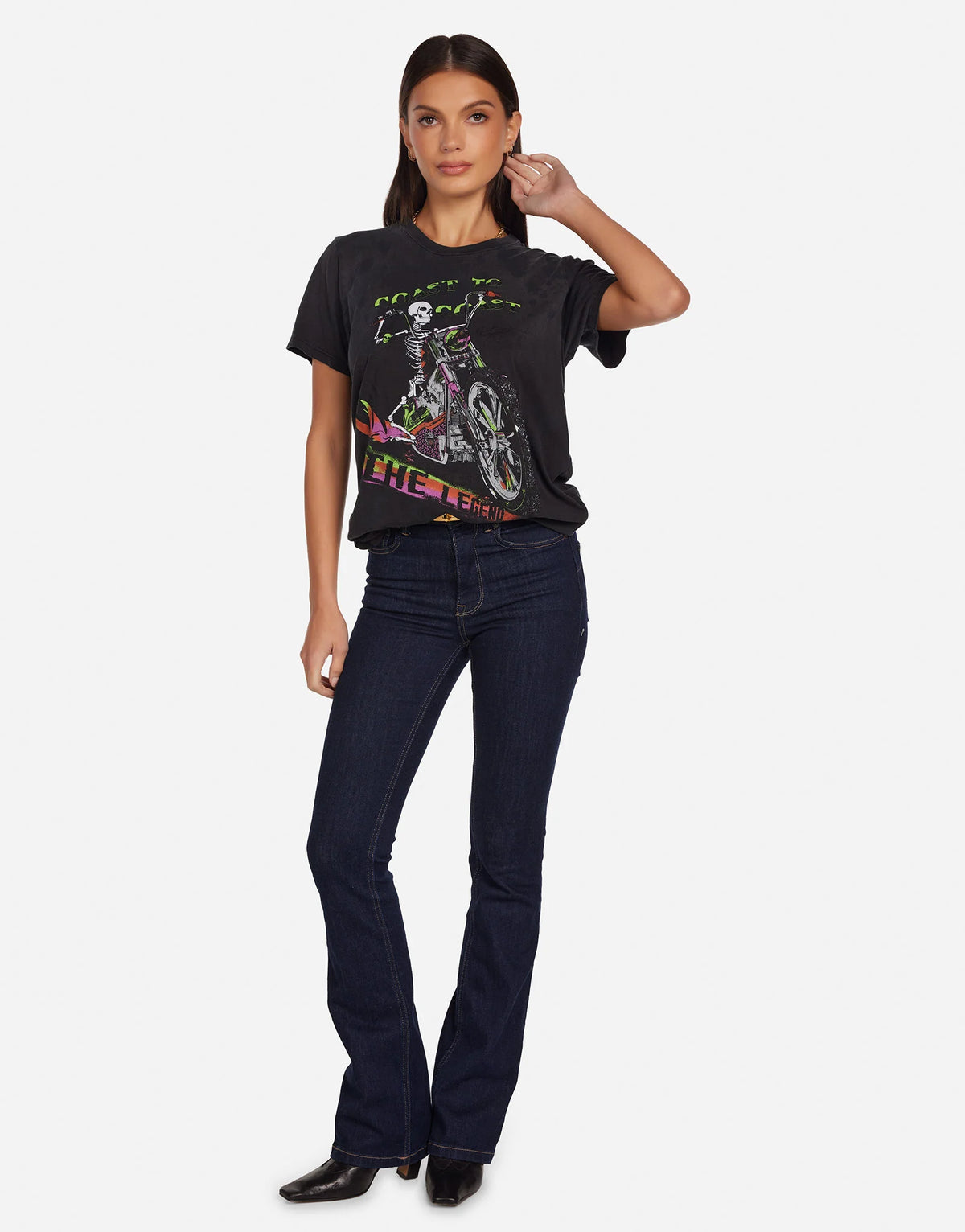 Lauren Moshi Wolf Color the Legend Tee