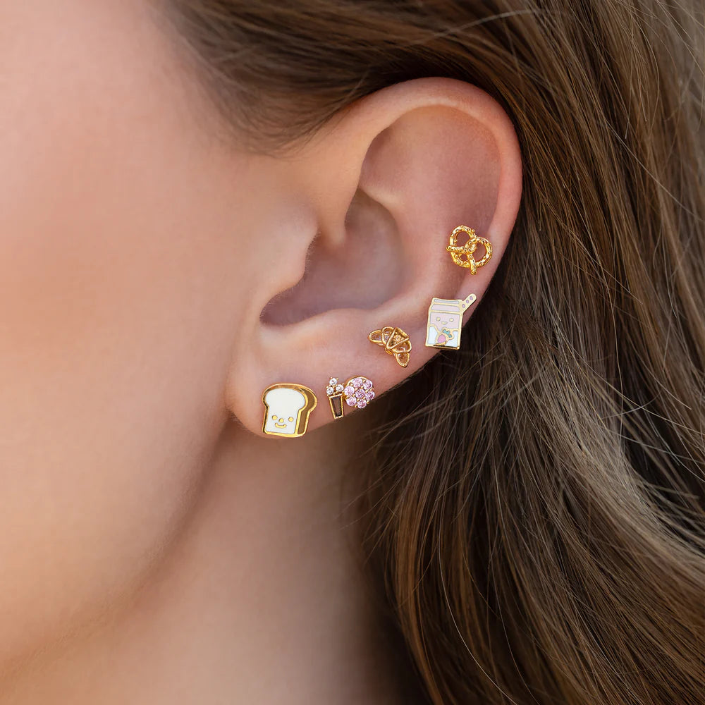 Girls Crew Knot Your Average Pretzel Studs