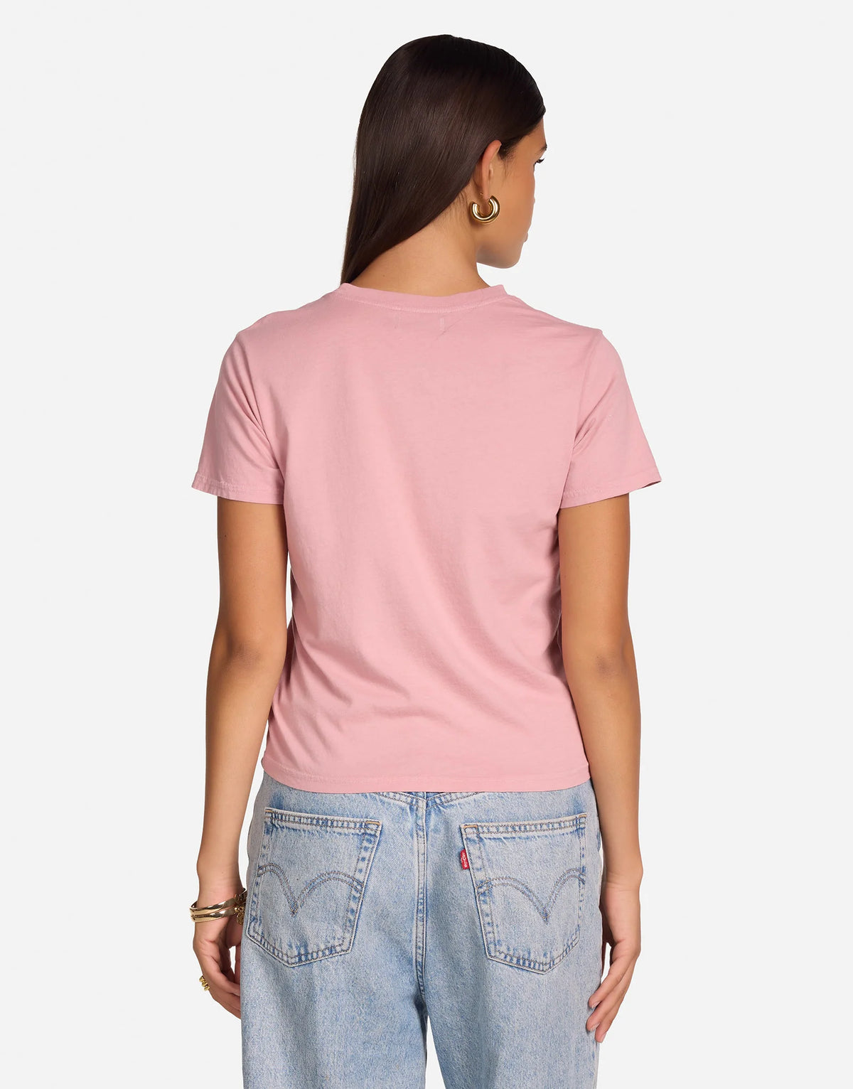 Michael Lauren Darth Tee in Rose Dust