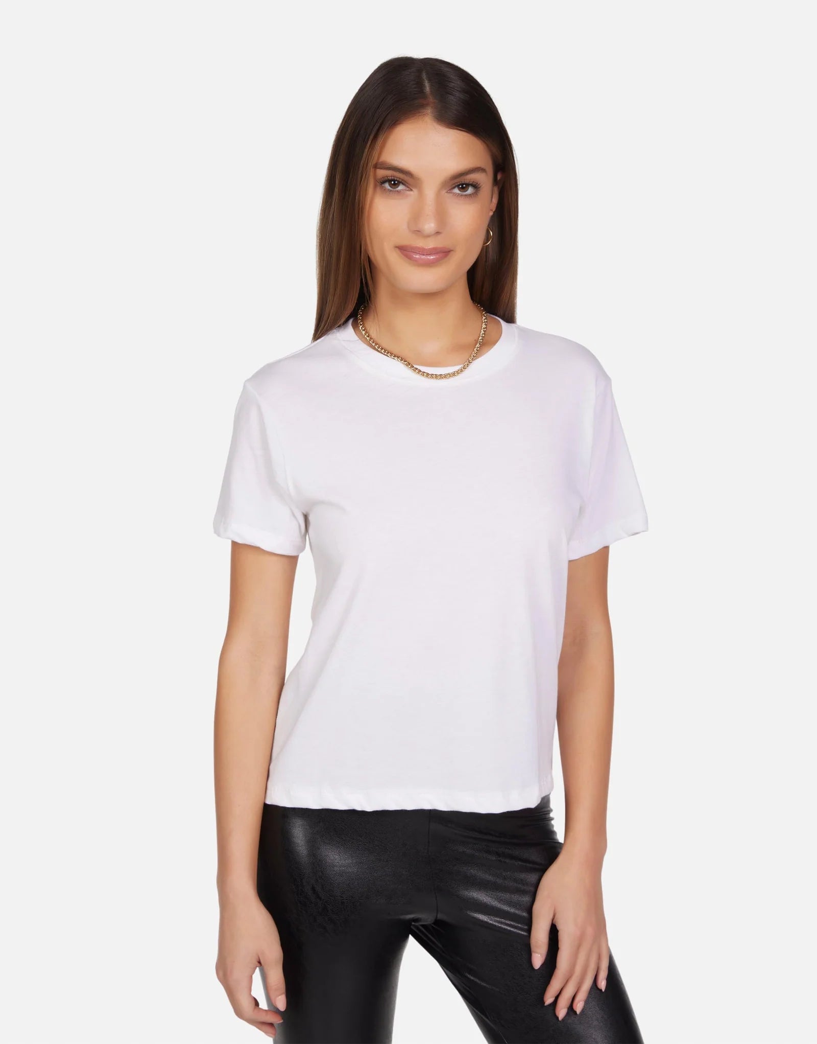 Michael Lauren Darth Perfect Fitted Tee - White