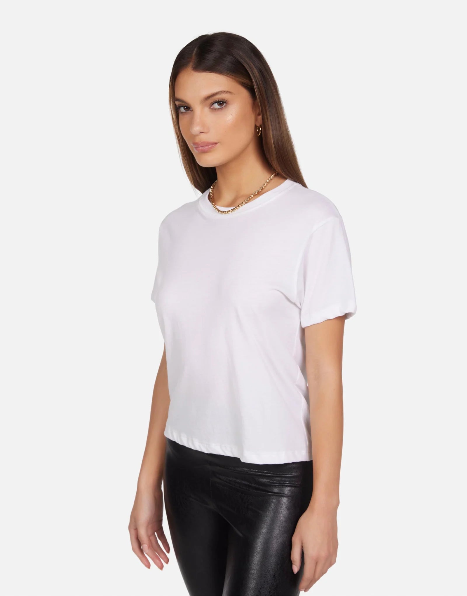Michael Lauren Darth Perfect Fitted Tee - White
