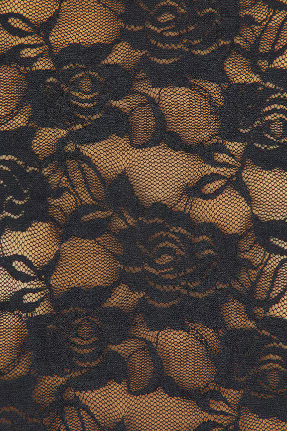 Michael Lauren Lace Crop Baby Tee