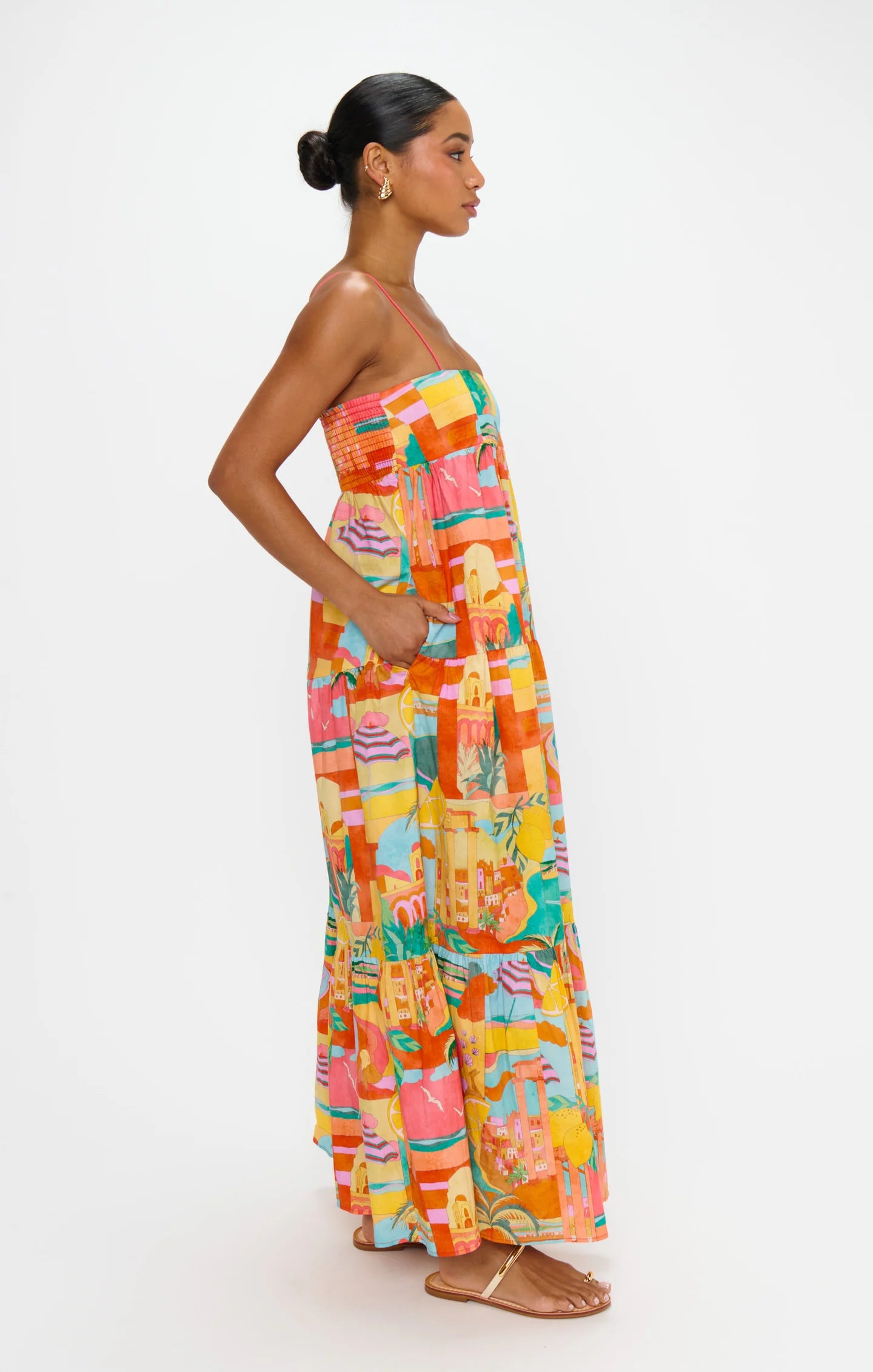 Show Me Your Mumu Long Weekend Maxi Dress Postcards From Italia