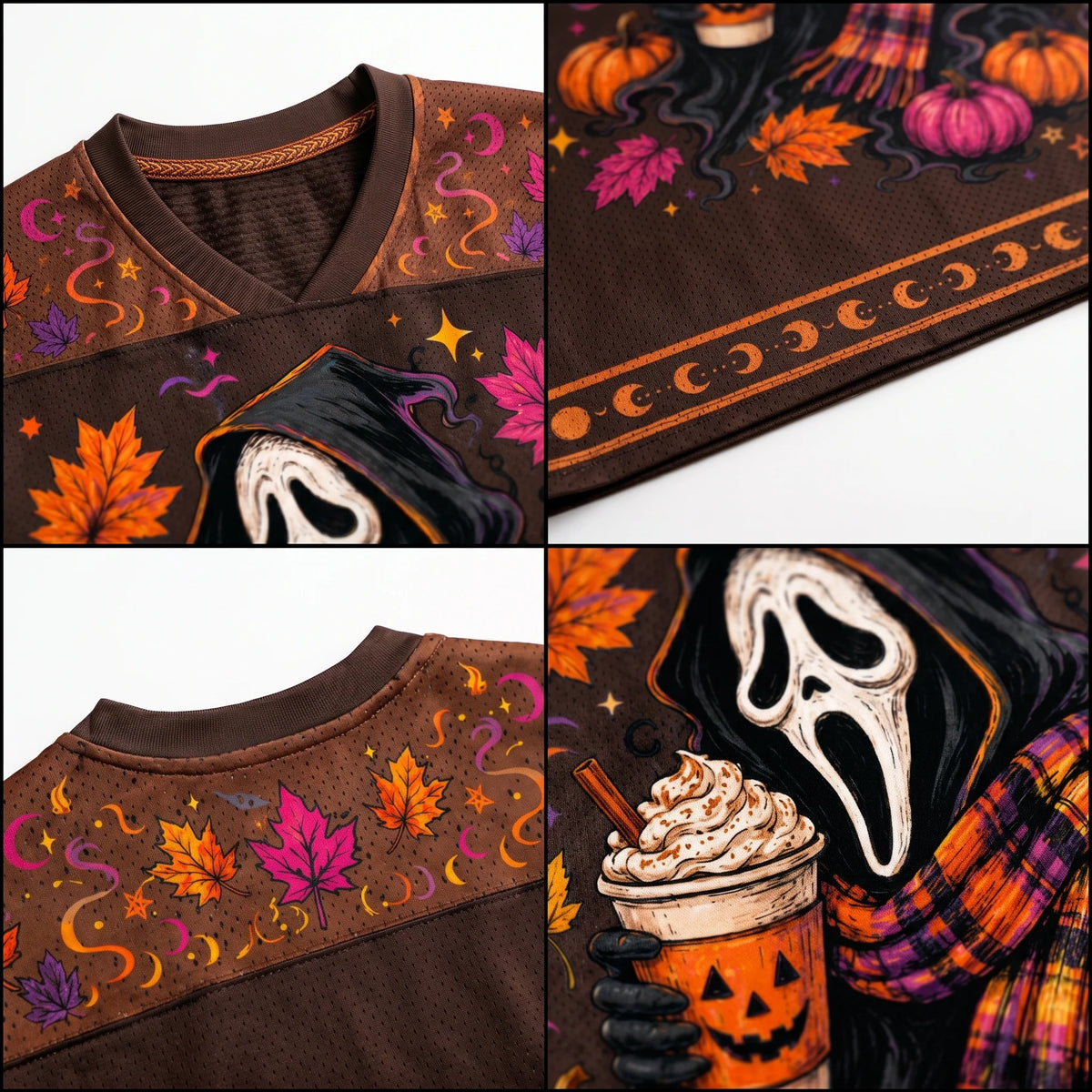 Ghost Face Pumpkin Spice Jersey