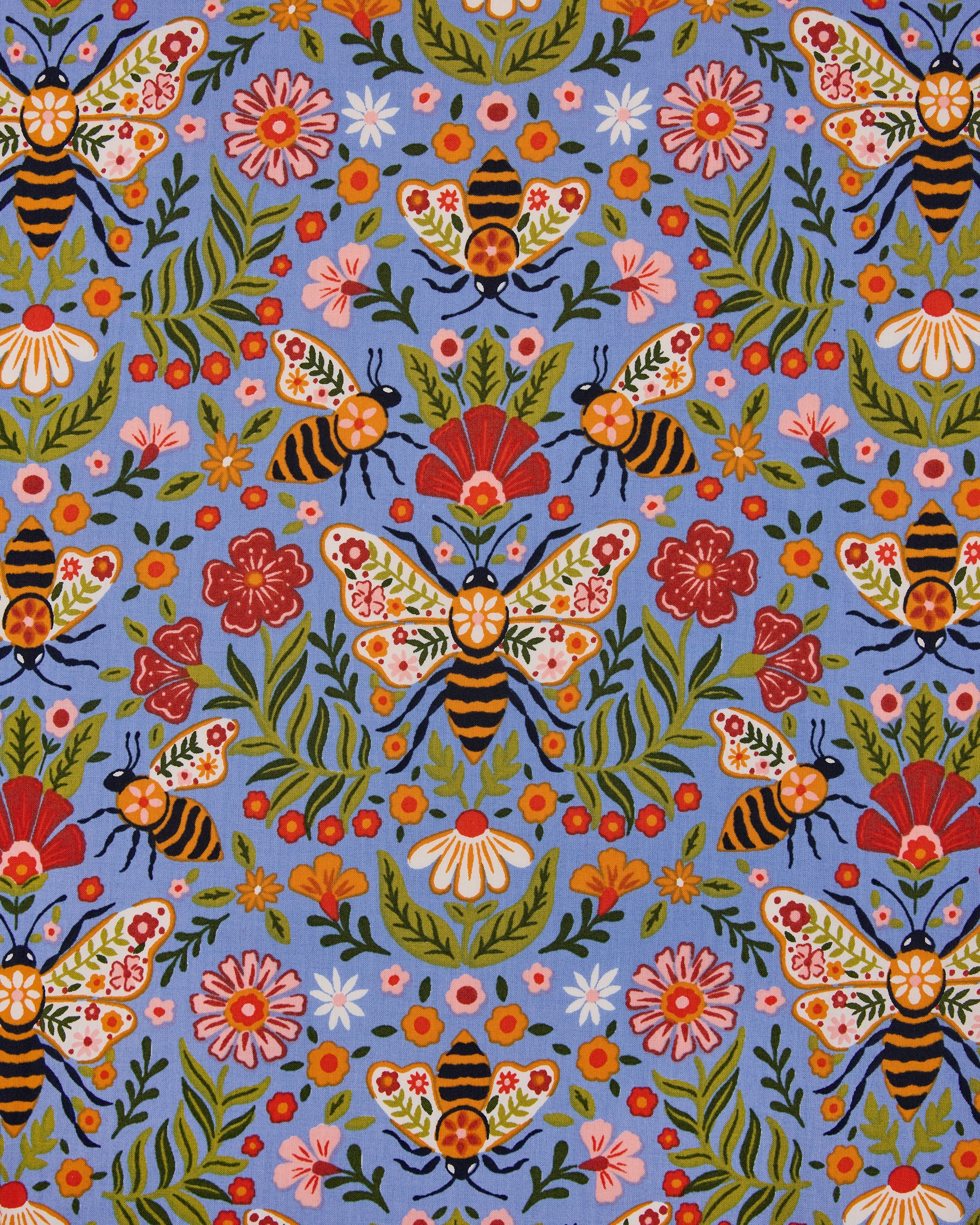 Printfresh Short PJ Set in Bee Tapestry