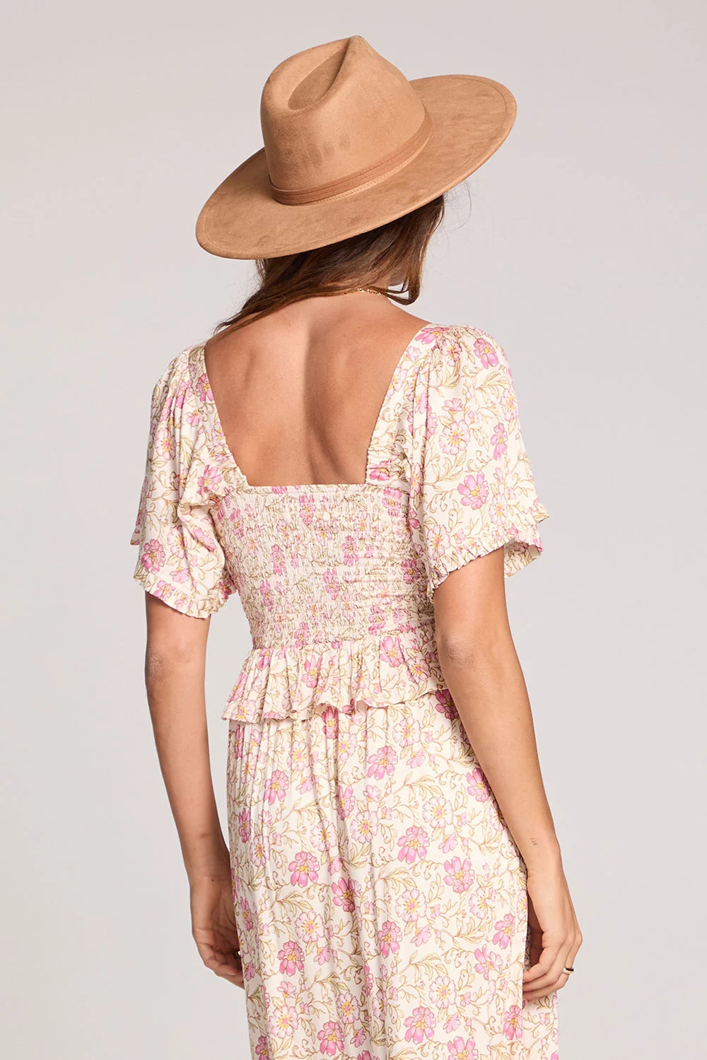 Saltwater Luxe Remis Botanical Top Ivory