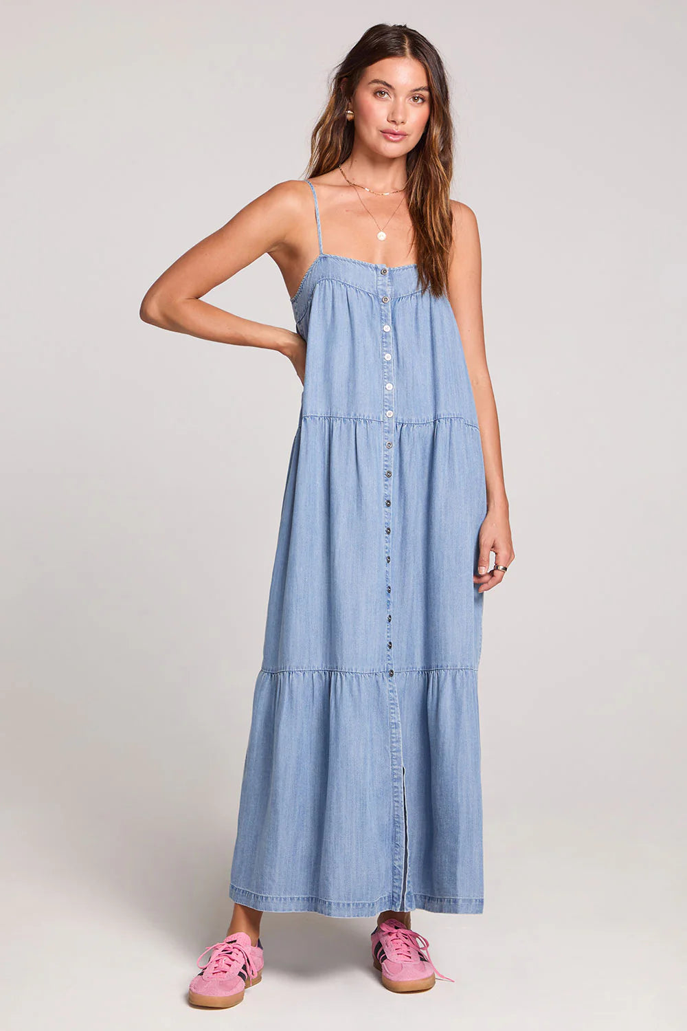 Saltwater Luxe Chieri Vintage Indigo Midi Dress