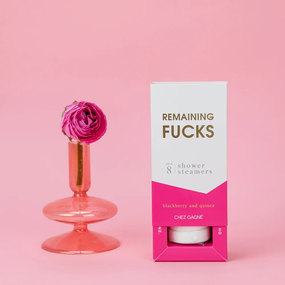 REMAINING FUCKS Shower Steamer Set Blackberry and Quince