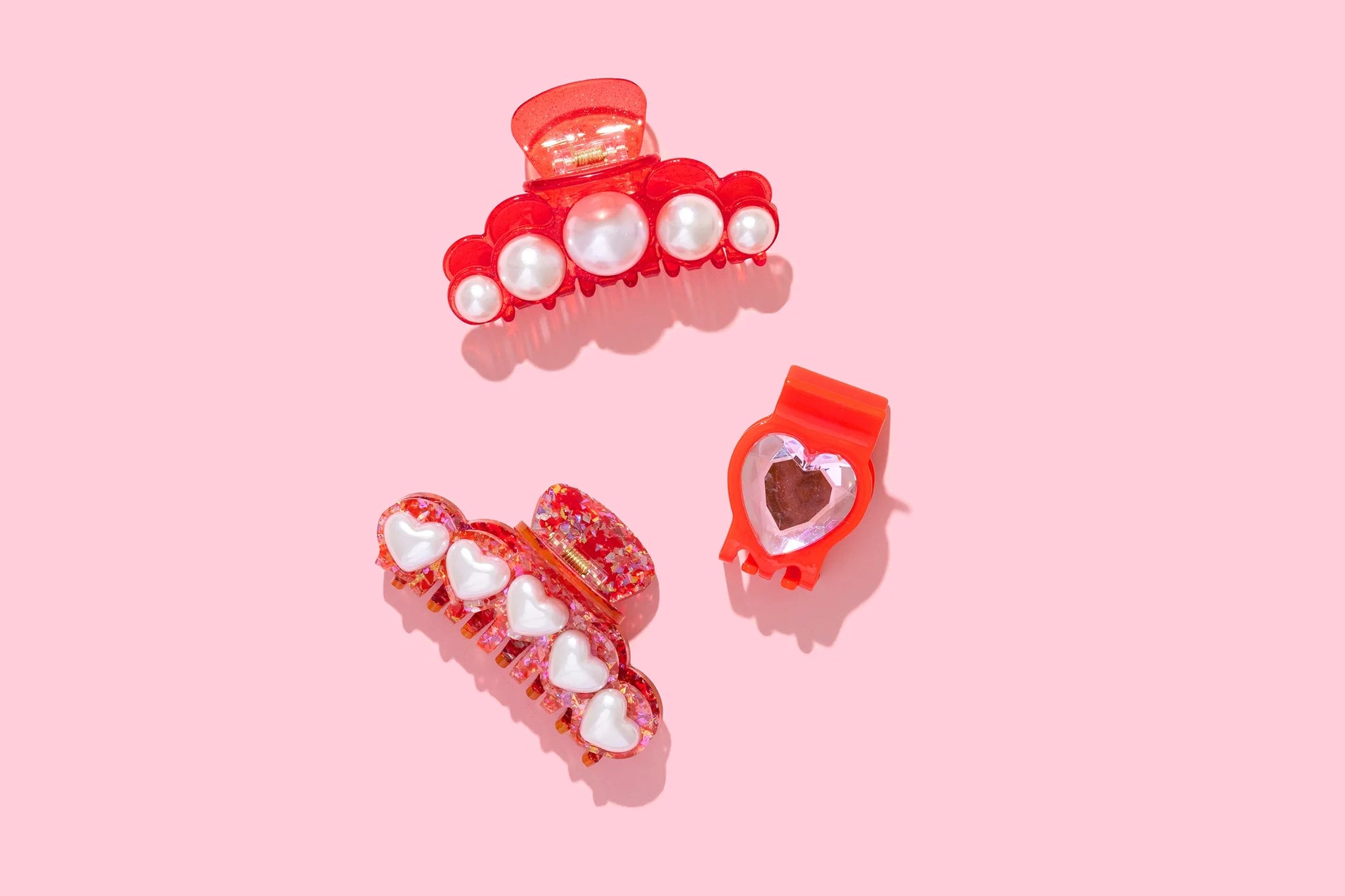 Taylor Elliot Gemstone Heart Claw Clip