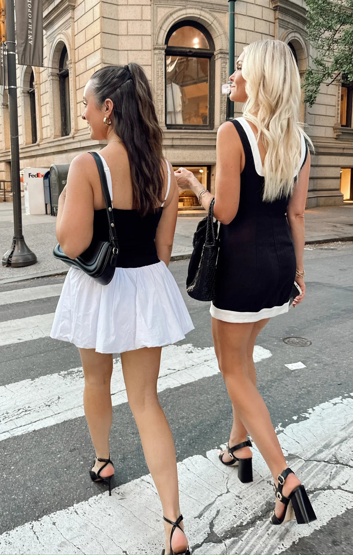 Show Me Your Mumu Tiffany Skort Dress Black and White