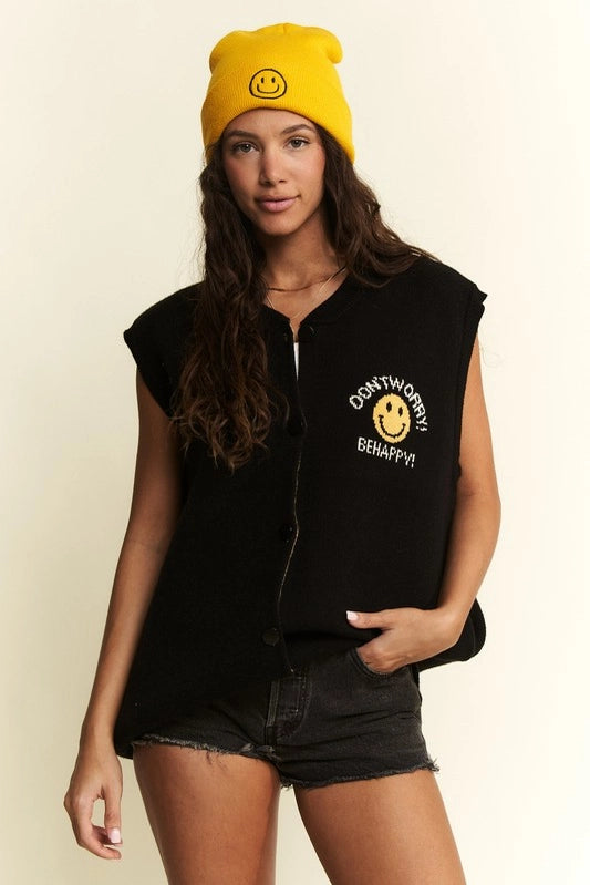 Jade by Jane Happy Smile Sweater Vest