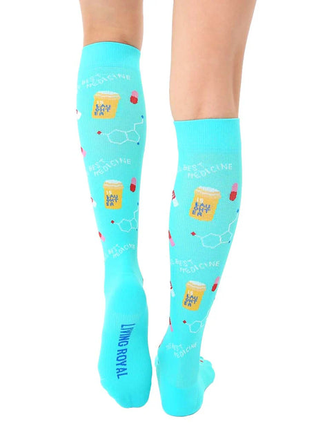 Living Royal Nurse Compression Socks Shopgirligirl 0046