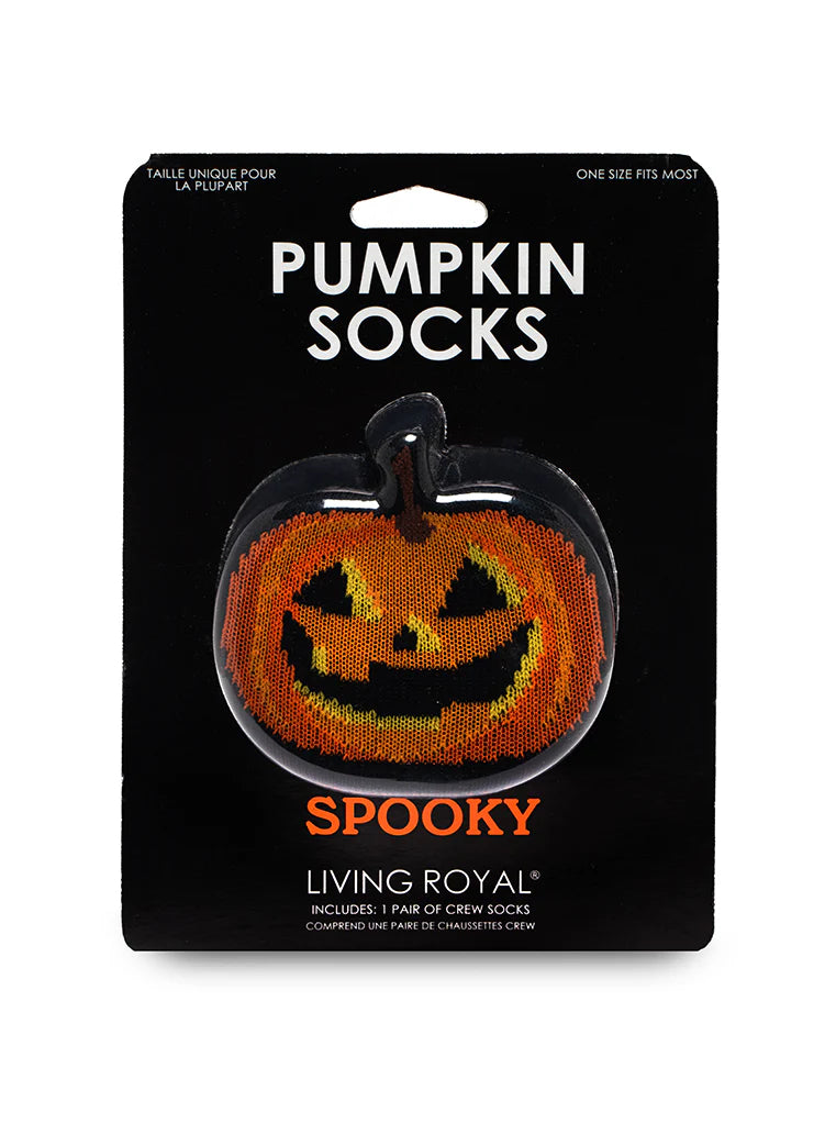 Living Royal Pumpkin Socks