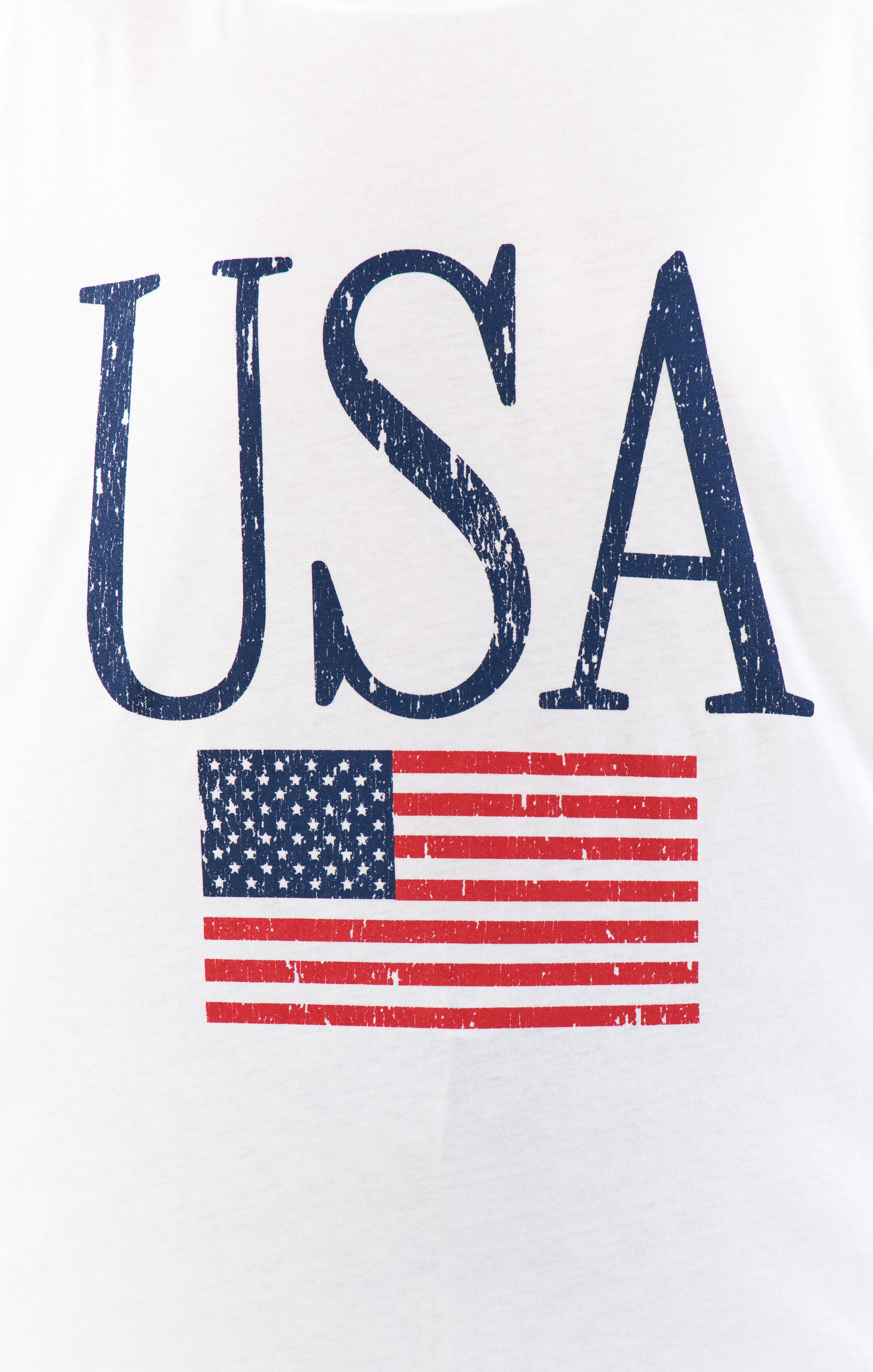 Show Me Your Mumu Airport Tee USA Flag Graphic