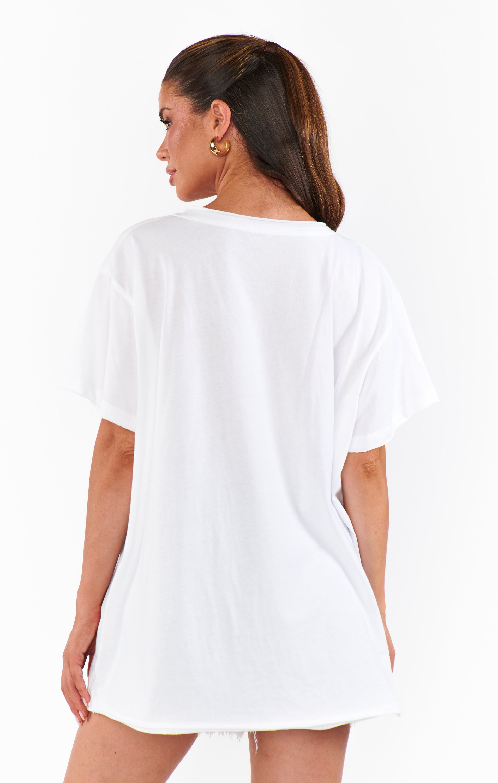 Show Me Your Mumu Airport Tee USA Flag Graphic