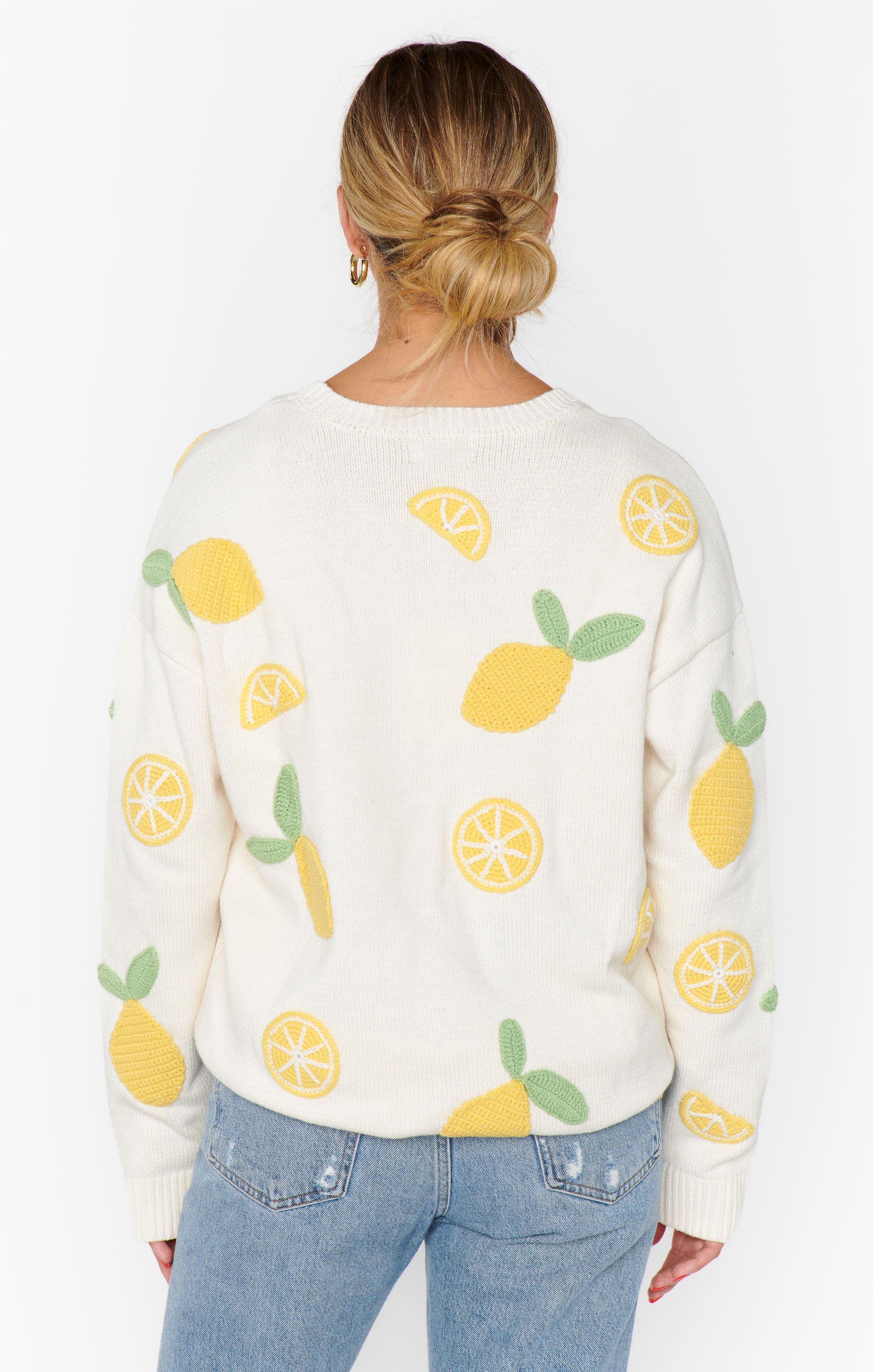 Show Me Your Mumu Go To Sweater Lemon Sorbet Knit