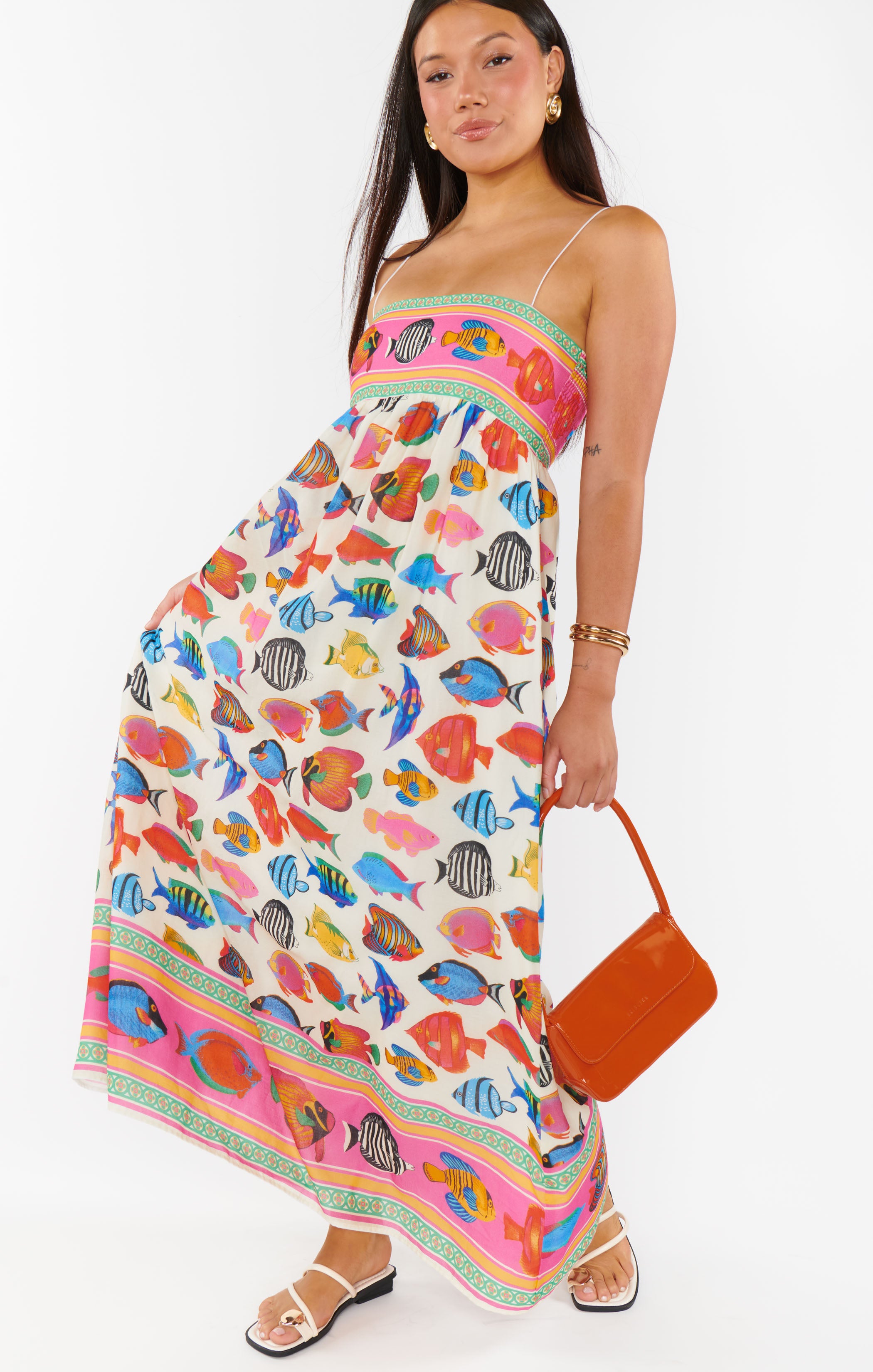 Show Me Your Mumu Skylar Maxi Dress Rainbow Reef*MAY PRE-ORDER*