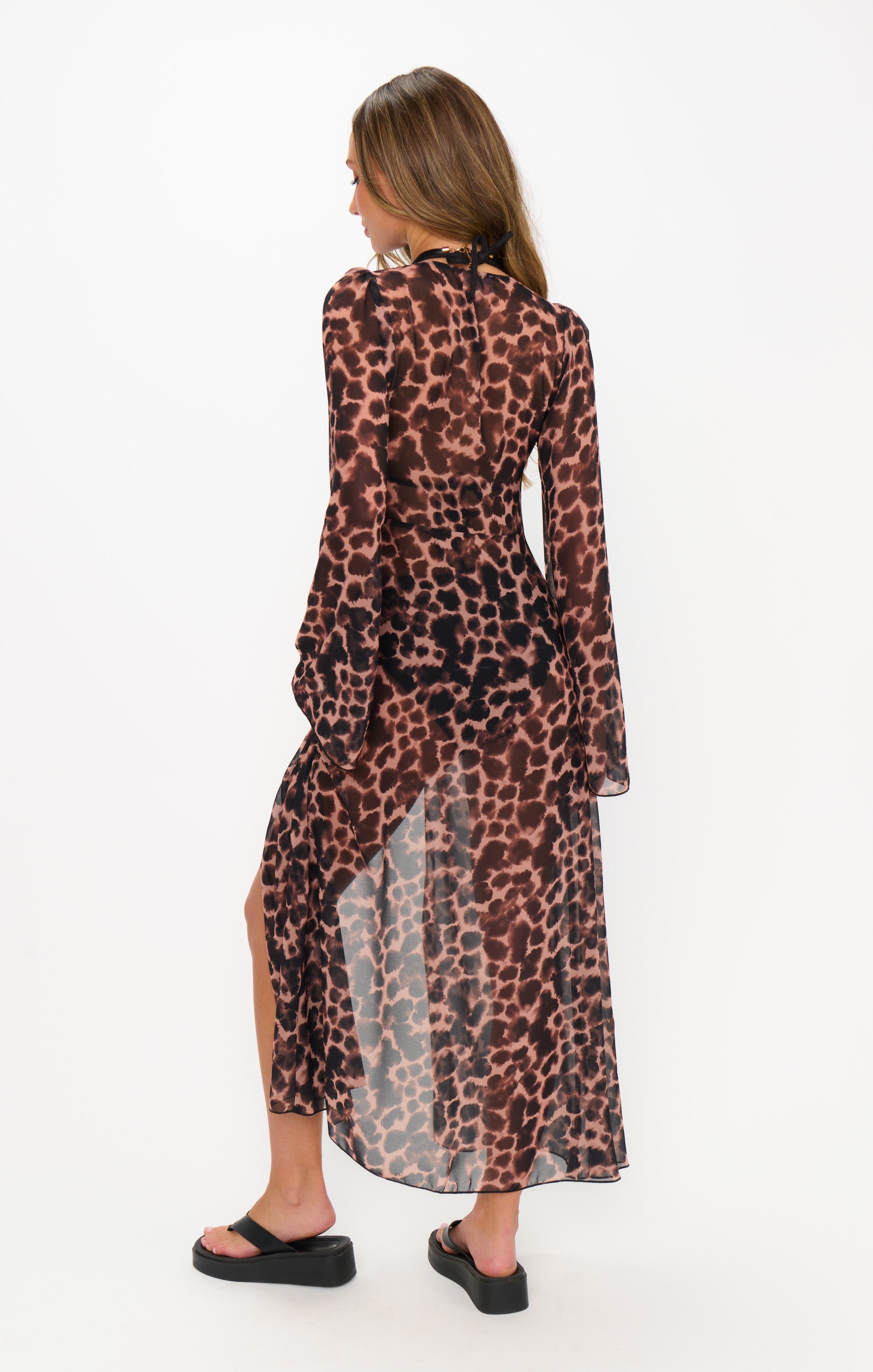 Show Me Your Mumu Jet Setter Robe Tortoise Shell