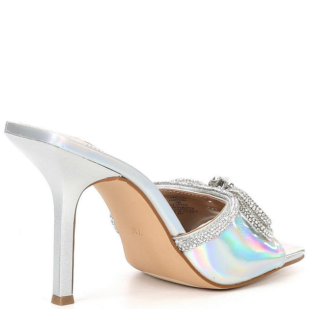 Steve Madden Embellished Iridescent Heel