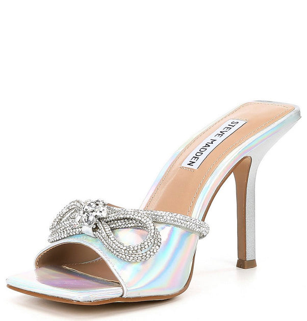 Steve Madden Embellished Iridescent Heel