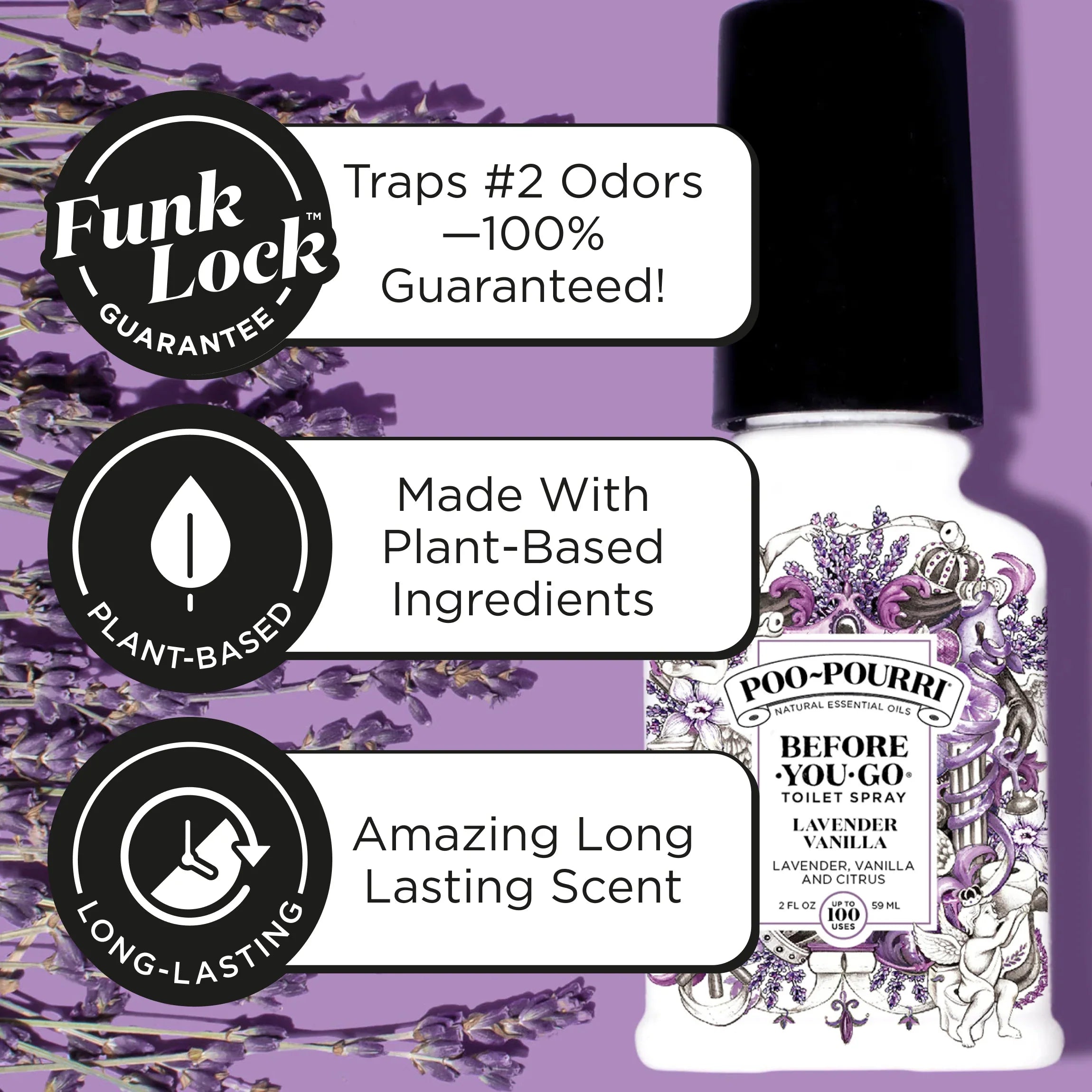 Lavender Vanilla Poo~Pourri Toilet Spray