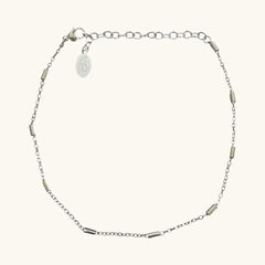 Nikki Smith Designs Waterproof Silver Piper Anklet