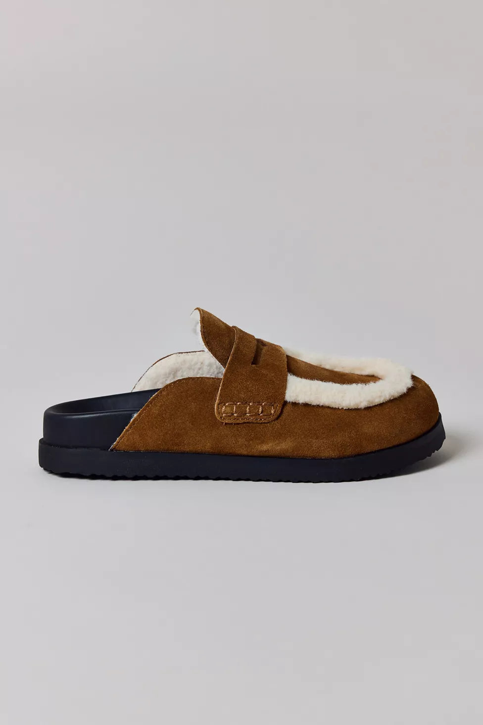 Steve Madden Tomlin Chestnut Suede Mule