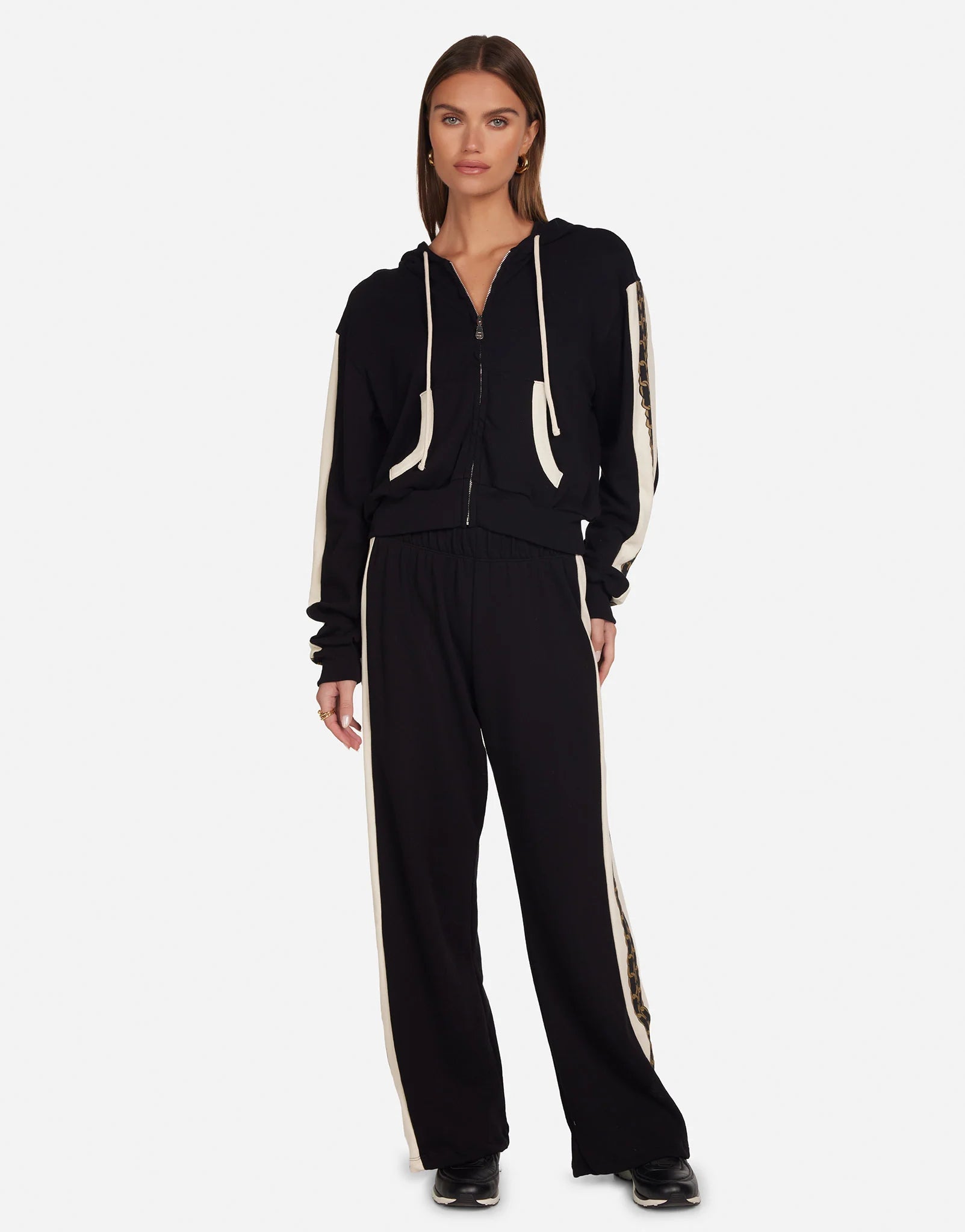 Lauren Moshi Shanley Gold Chain Peace Jacket